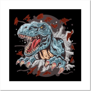 T-Rex Terror Posters and Art